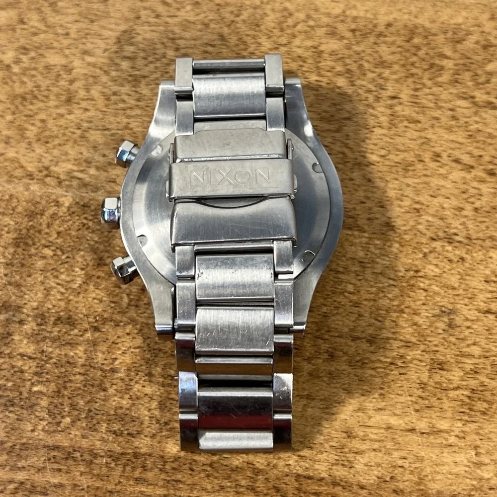 NIXON Bling The Camden Chrono 12A-S Swiss‎ Movement Watch - Needs Battery